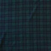 Fleece Print - Green Square Lines on Navy