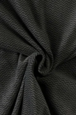 Fleece Print - Grey/Antracite Zigzag