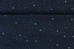 Fleece Print - Night Sky Stars Blue