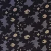 Fleece Print - Purple Big Flowers on Light Purple