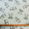 Fleece Print - Sleeping Pandas on Light Blue
