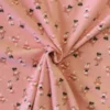 Fleece Print - Tiny Ballerinas on Warm Pink
