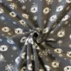 Fleece Print - Winter Bears and Snowflakes in Grey