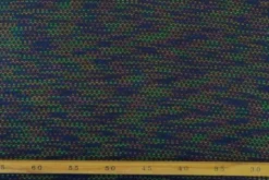 Gebreide Tricot - Colorful Melange on Black