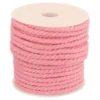 Gedraaid Koord 6 mm - Licht Roze