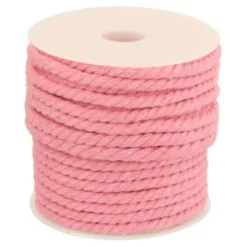 Gedraaid Koord 6 mm - Licht Roze