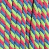 Gedraaid Koord 15-17mm - Lime/Fuchsia/Petrol