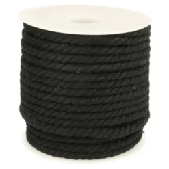 Gedraaid Koord 6 mm - Zwart