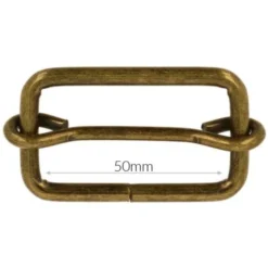 Gesp met Schuif - Old Gold - 50mm