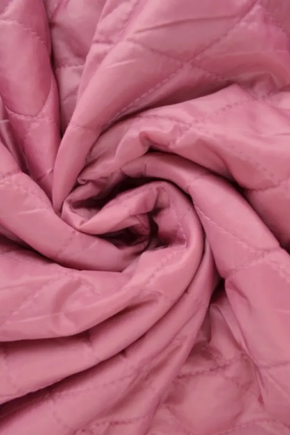 Gewatteerde Voering - Donker Oud Roze - 38