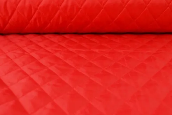 Gewatteerde Voering - Rood