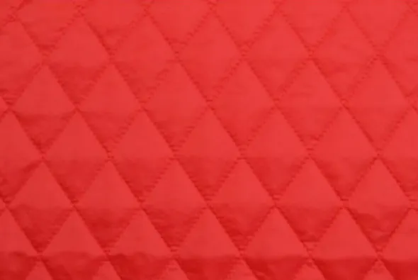 Gewatteerde Voering - Rood