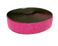 Glitter Elastiek - Fuchsia- 40 mm