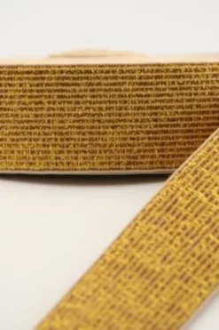 Glitter Elastiek - Goud - 20 mm