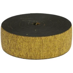 Glitter Elastiek - Goud/Zwart - 30 mm