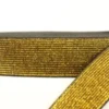 Glitter Elastiek - Goud/Zwart - 60 mm