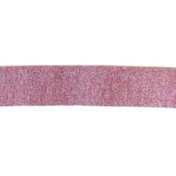 Glitter Elastiek - Pink/Silver - 35 mm