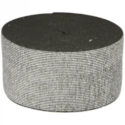 Glitter Elastiek - Zilver/Zwart - 60 mm