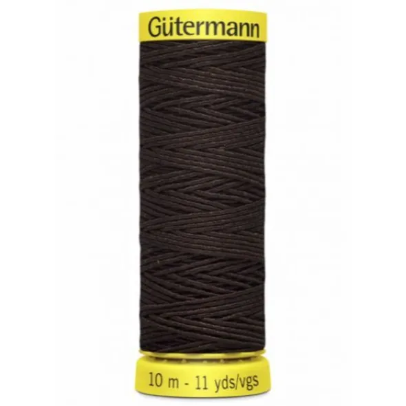 Gütermann Elastiek Garen-4002 - Dark Brown