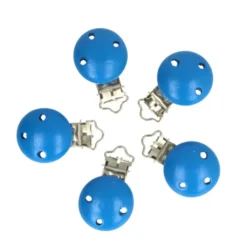 Houten Speenklem - Blauw