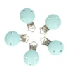 Houten Speenklem Middel - Licht Blauw