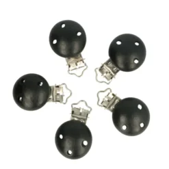 Houten Speenklem Middel - Zwart