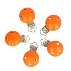 Houten Speenklem - Oranje