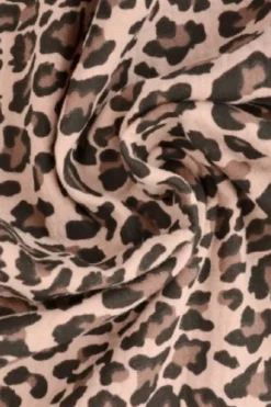 Hydrofiel - Animal Print on Old Pink