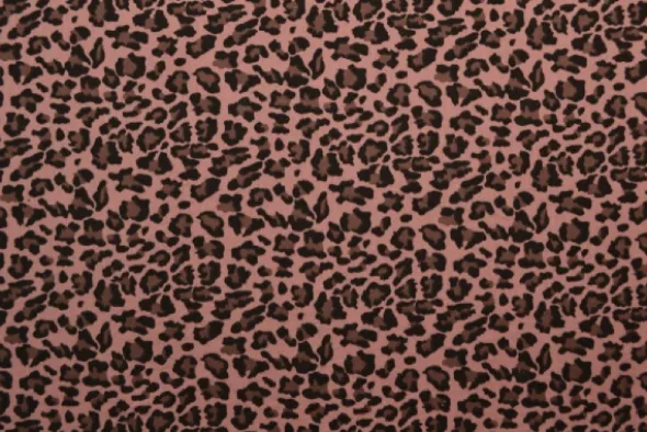 Hydrofiel - Animal Print on Vintage Pink