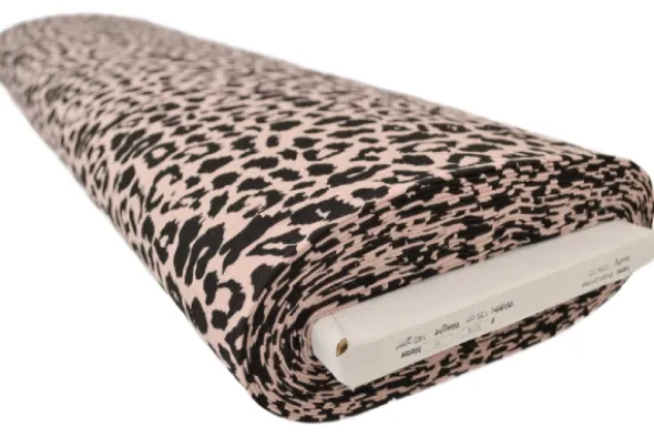 Hydrofiel - Black Leopard on Old Pink