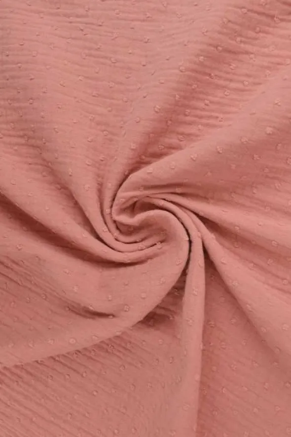 Hydrofiel Dobby - Vintage Roze - 37
