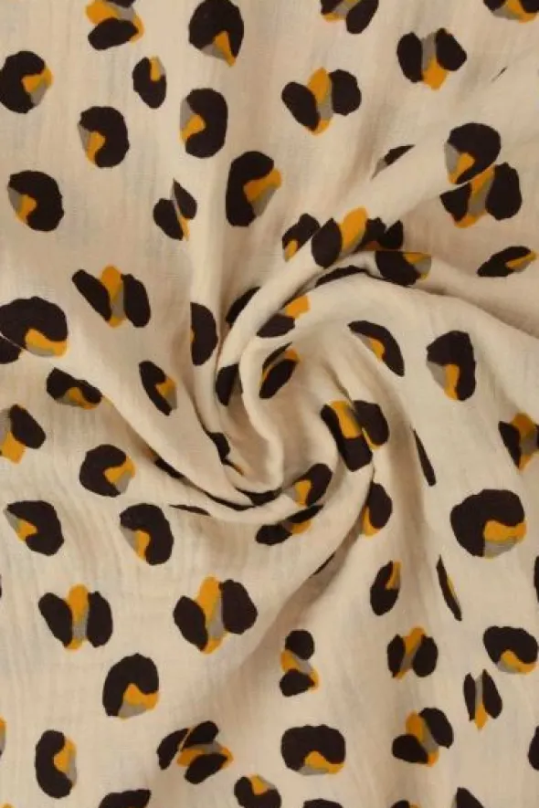 Hydrofiel - Leopard Spots - Champagne