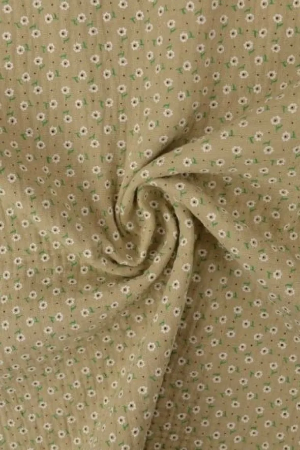 Hydrofiel - Sunny Flowers - Beige