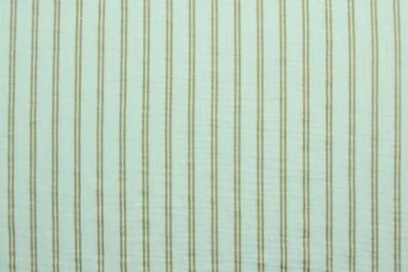 Hydrofiel - Taupe Stripes on Light Mint
