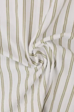 Hydrofiel - Taupe Stripes on White