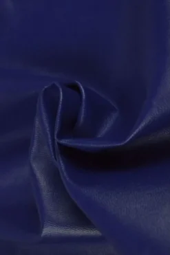 Imitatie Leer Stretch - Kobalt Blauw