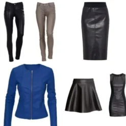 Imitatie Leer Stretch - Rood