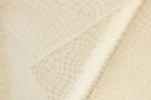 Jacquard Gobelin - Creme/ Beige Velvet Design