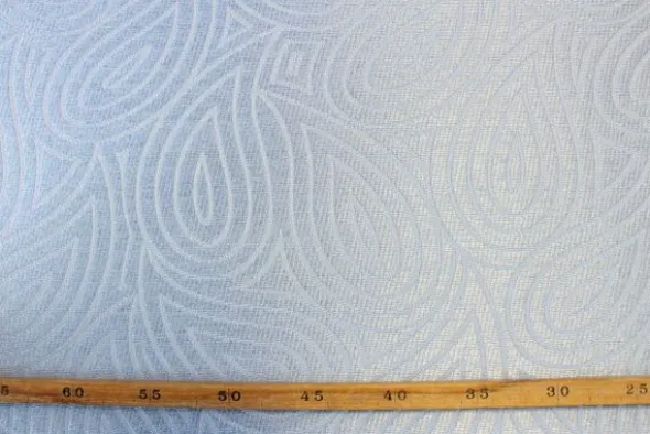 jacquard gobelin - Light Blue Leaves