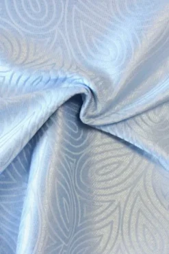 jacquard gobelin - Light Blue Leaves