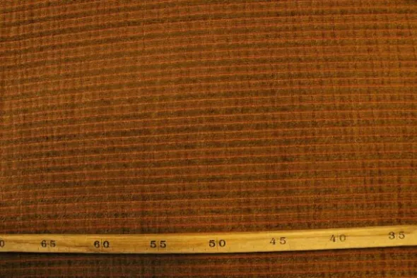 Jacquard Gobelin - Mossgreen/Pink Stripes