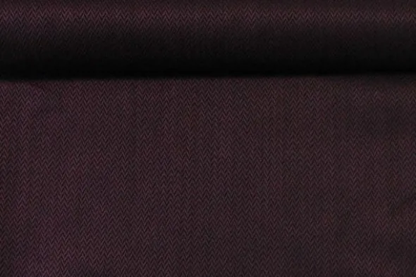 Jacquard Gobelin - Purple/Black Fishbone