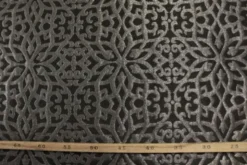 Jacquard Gobelin - Silver Art on Black