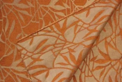 Jacquard Gobelin - Silver Leaf Art on Rusty