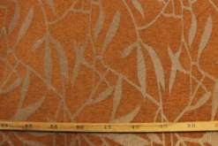 Jacquard Gobelin - Silver Leaf Art on Rusty