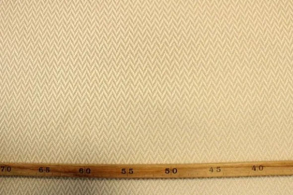 Jacquard Gobelin - White/Beige Fishbone