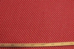 Jacquard Gobelin - White Dots on Red