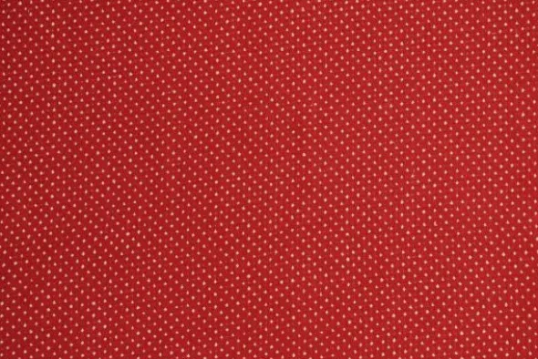 Jacquard Gobelin - White Dots on Red