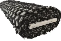 Jeans - Frayed Checks - Black