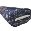 Jogging - Printed Palm Leaves on Dark Blue